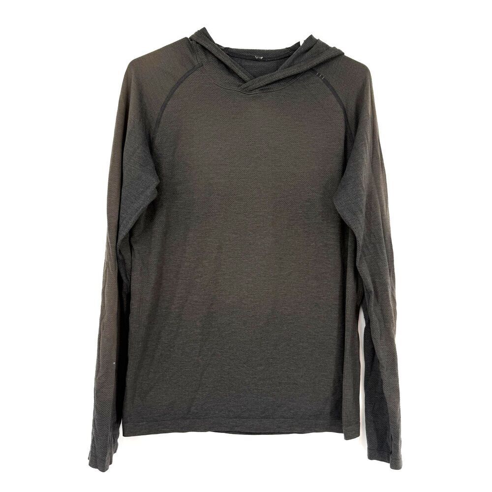 Lululemon Metal Vent Tech Hoodie Gray Lightweight Performance Run Gym Men M